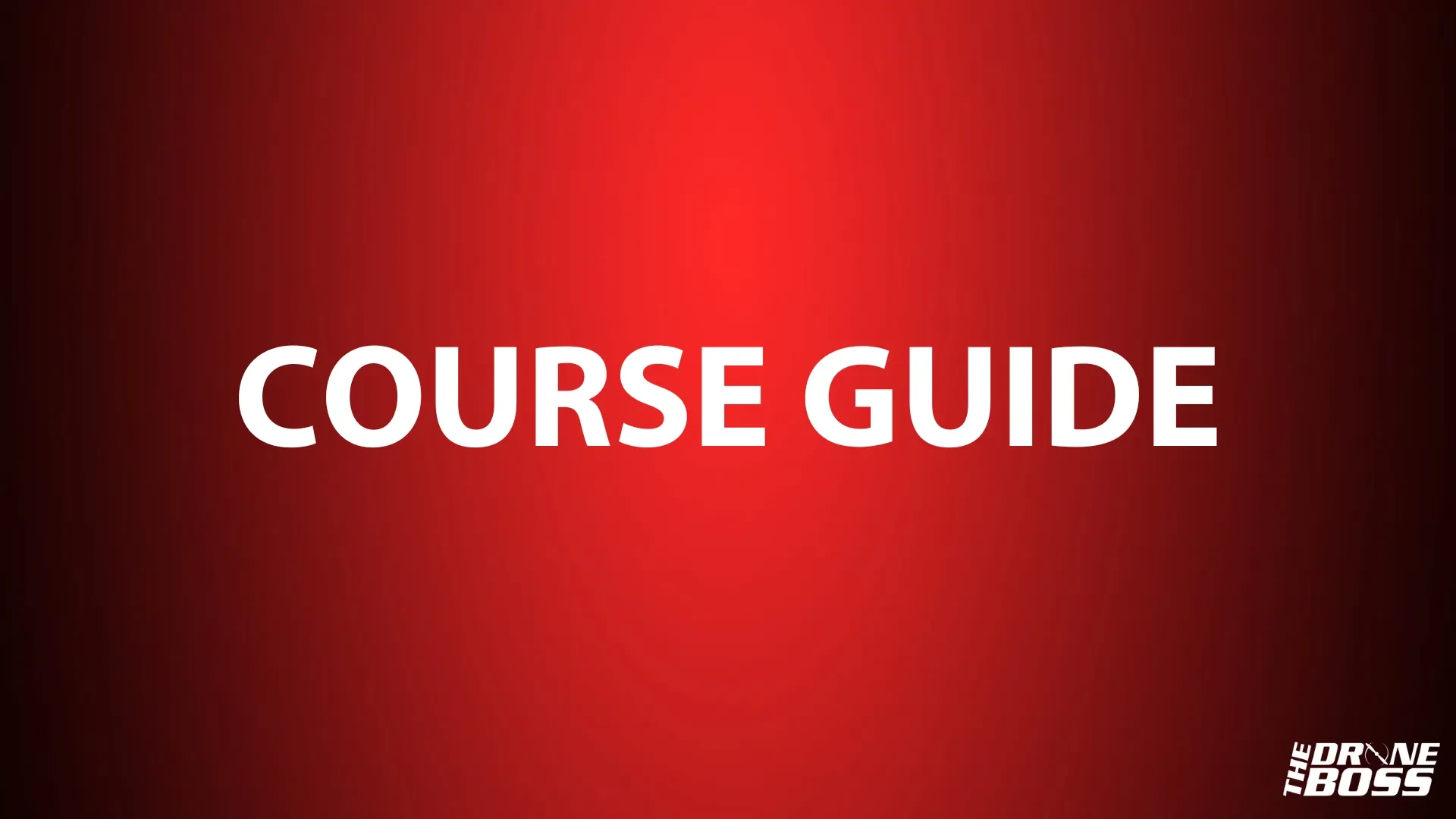  Course Guide lesson poster