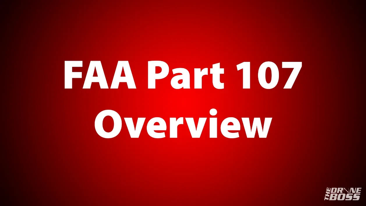 Part 107 Overview lesson poster