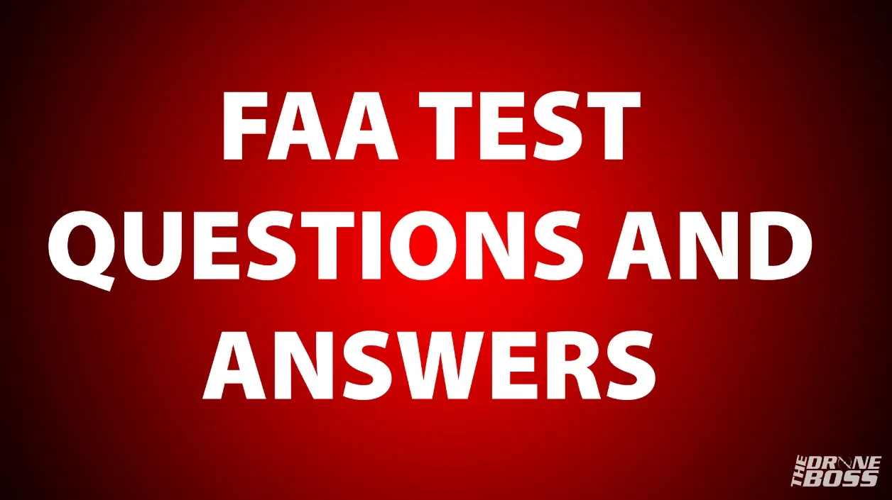 FAA Test Questions and Answers lesson poster