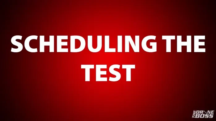 Scheduling The Test lesson poster