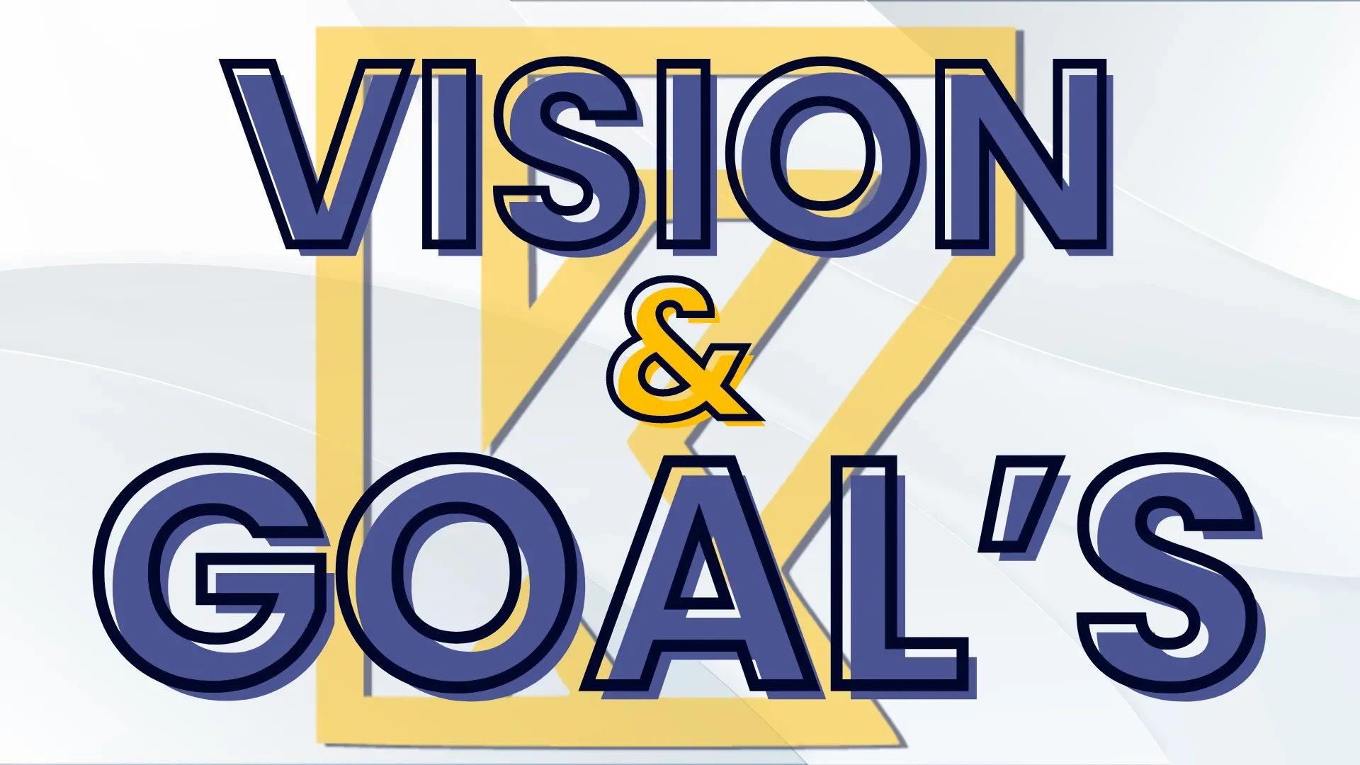 K1- Vision & Goal Setting lesson poster
