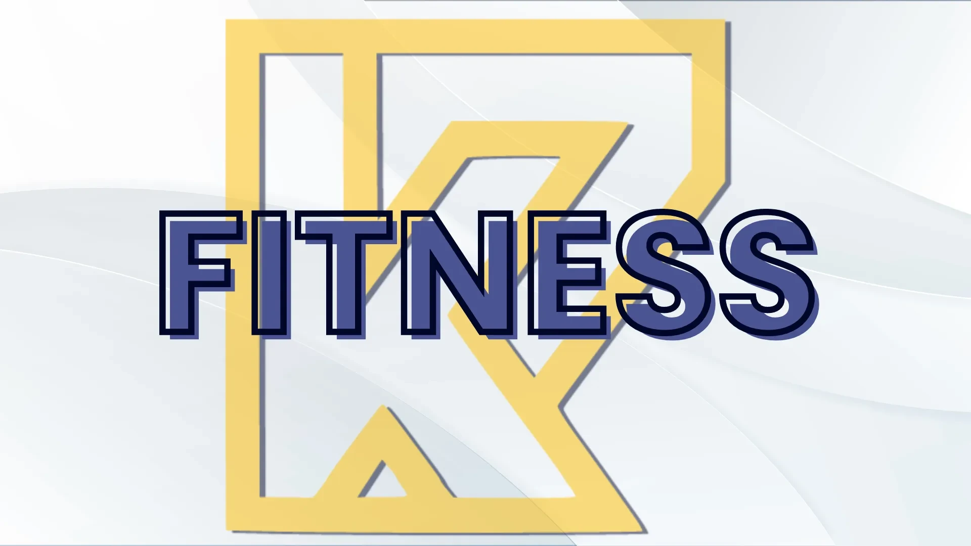 K6 - Fitness lesson poster