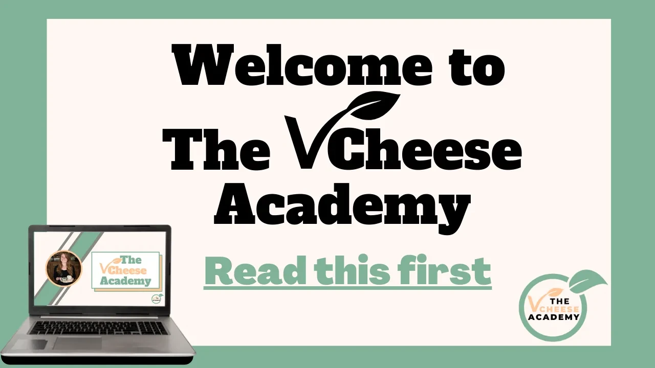 Welcome to The V Cheese Academy: watch this first lesson poster