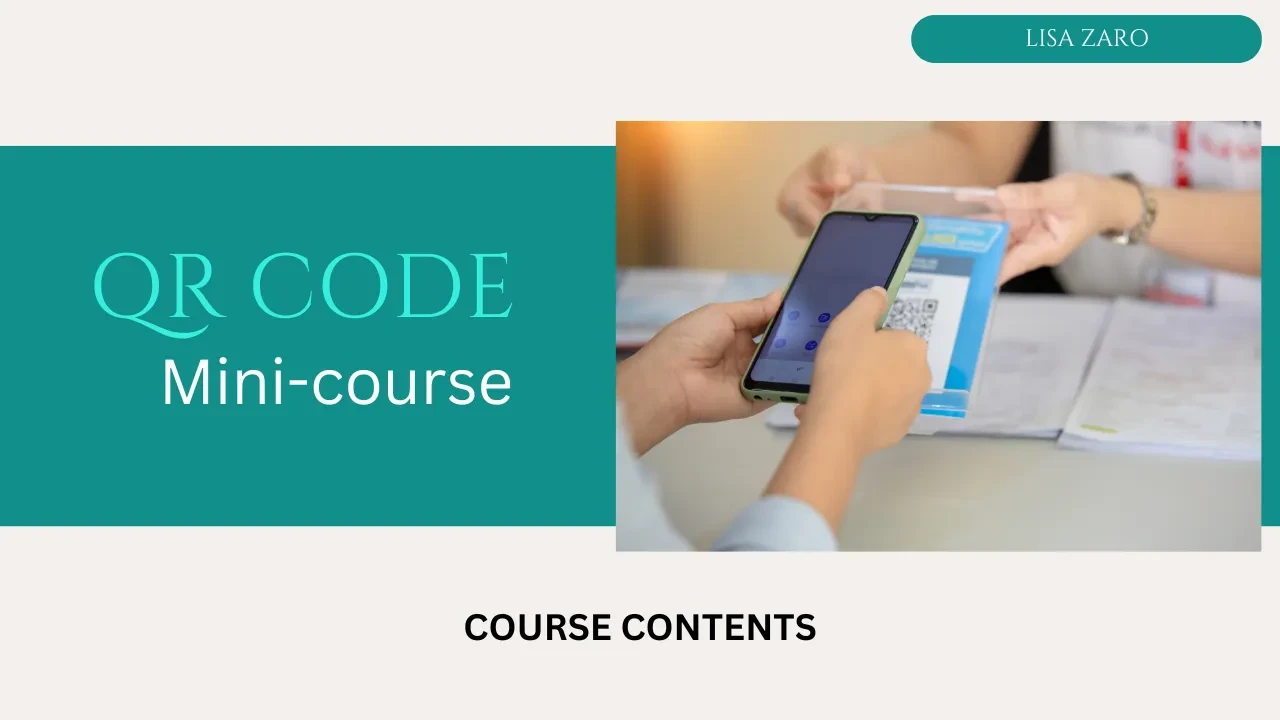 Course Contents lesson poster