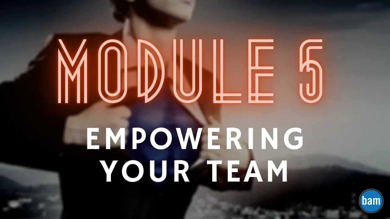 Empowering Your Team lesson poster