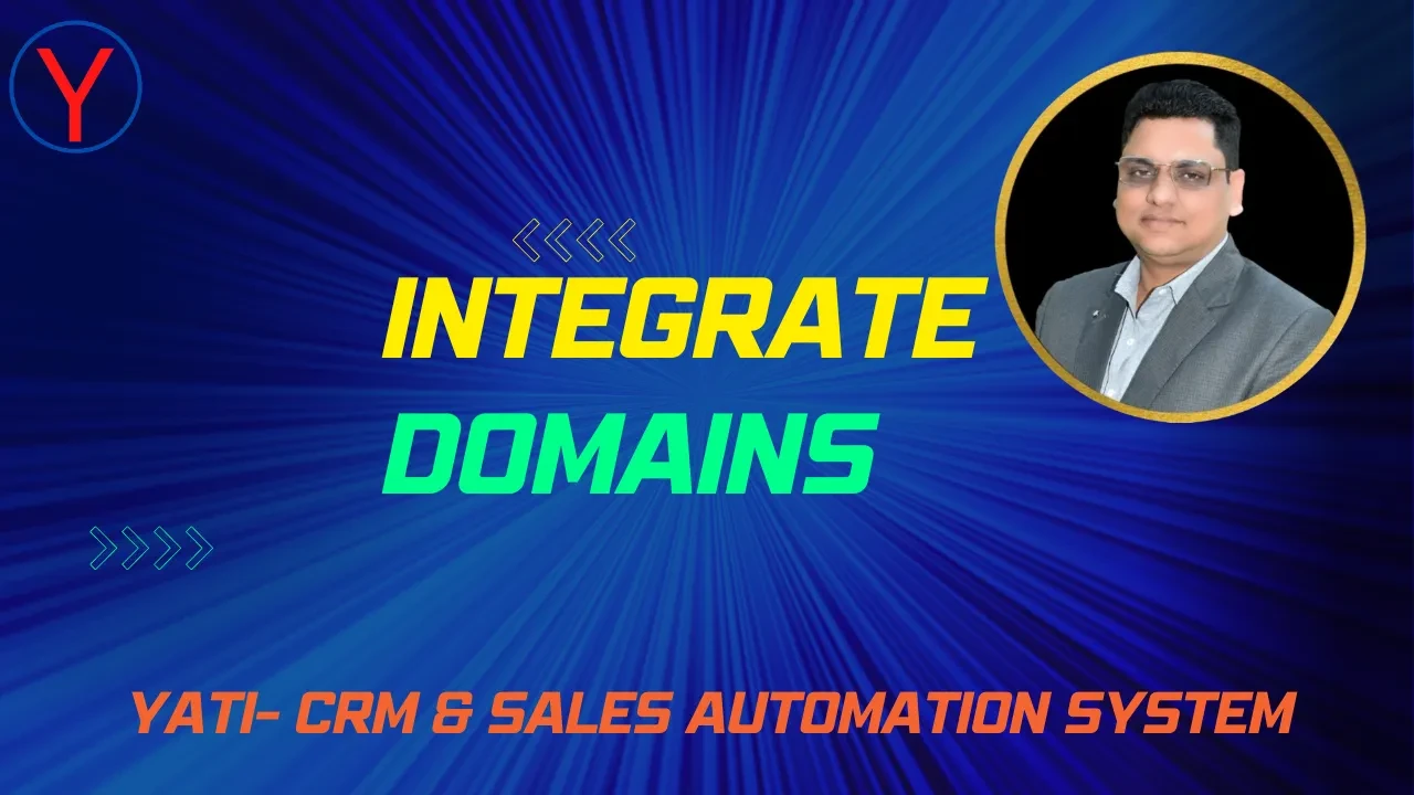 Integrate Domains Mannually lesson poster