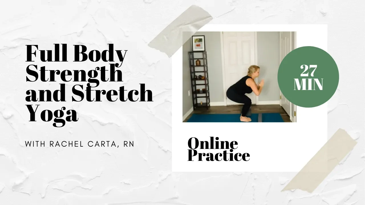 Full Body Strength and Stretch Yoga | 27 Minutes  lesson poster