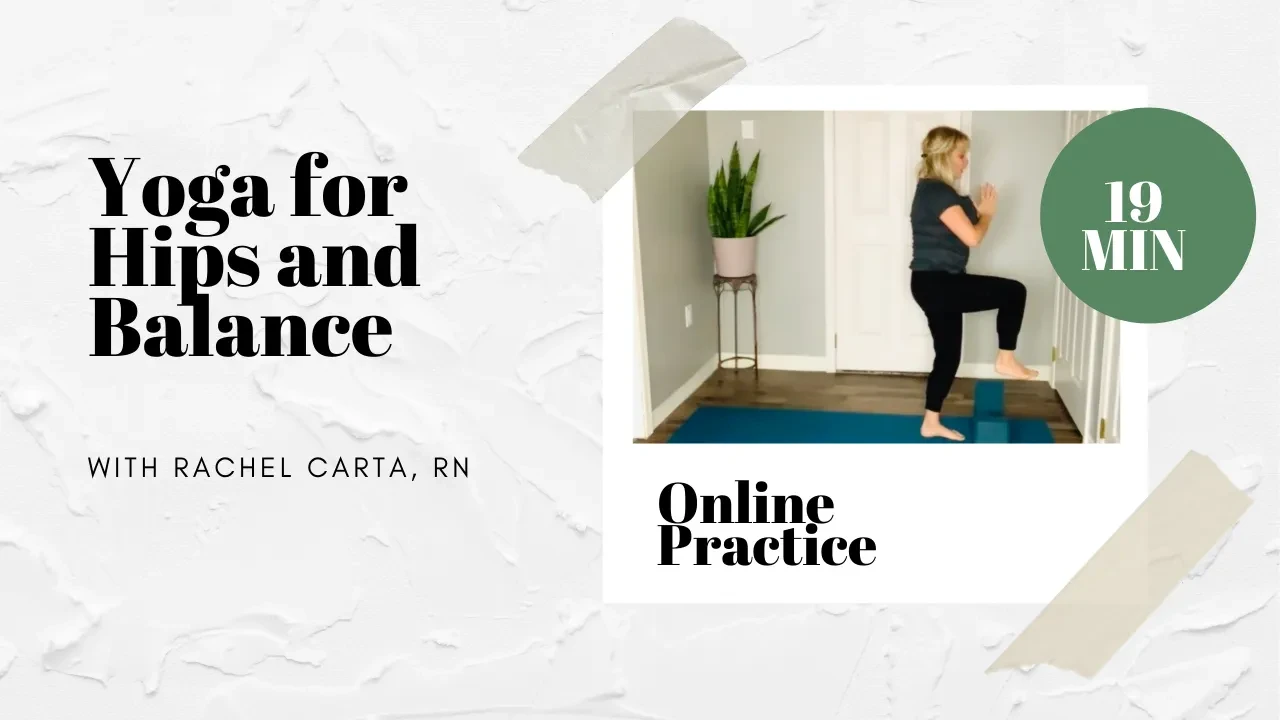 Yoga For Hips and Balance | 19 Minutes lesson poster
