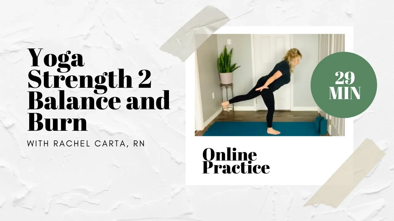 Yoga For Strength 2 Balance and Burn | 29 Minutes lesson poster