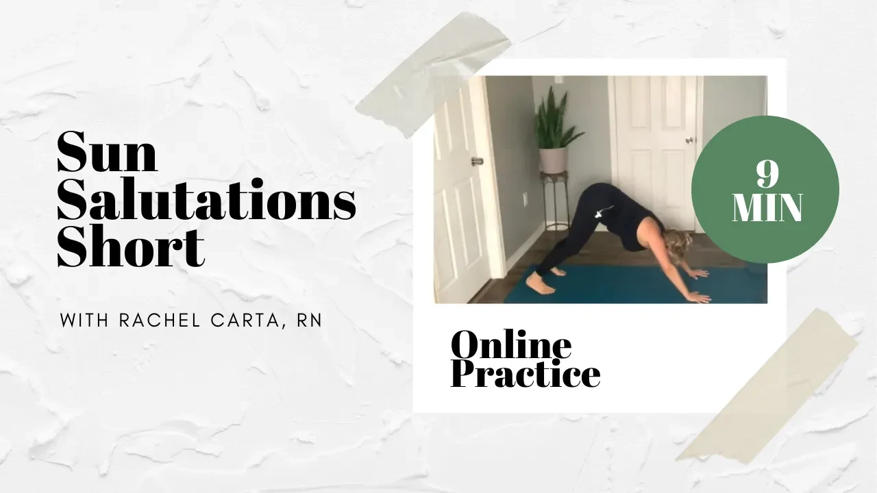 Sun Salutations Short | 9 Minutes lesson poster
