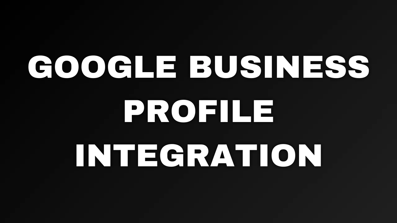 GMB Integration lesson poster