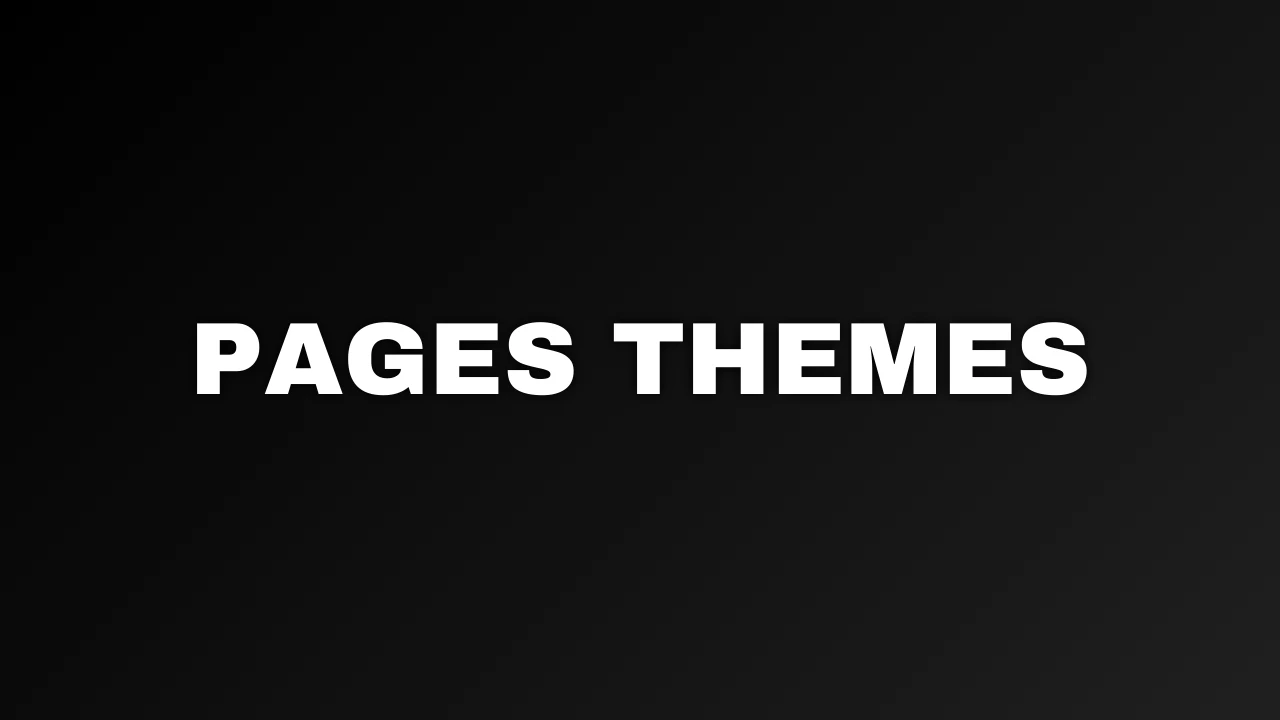 Page Themes lesson poster