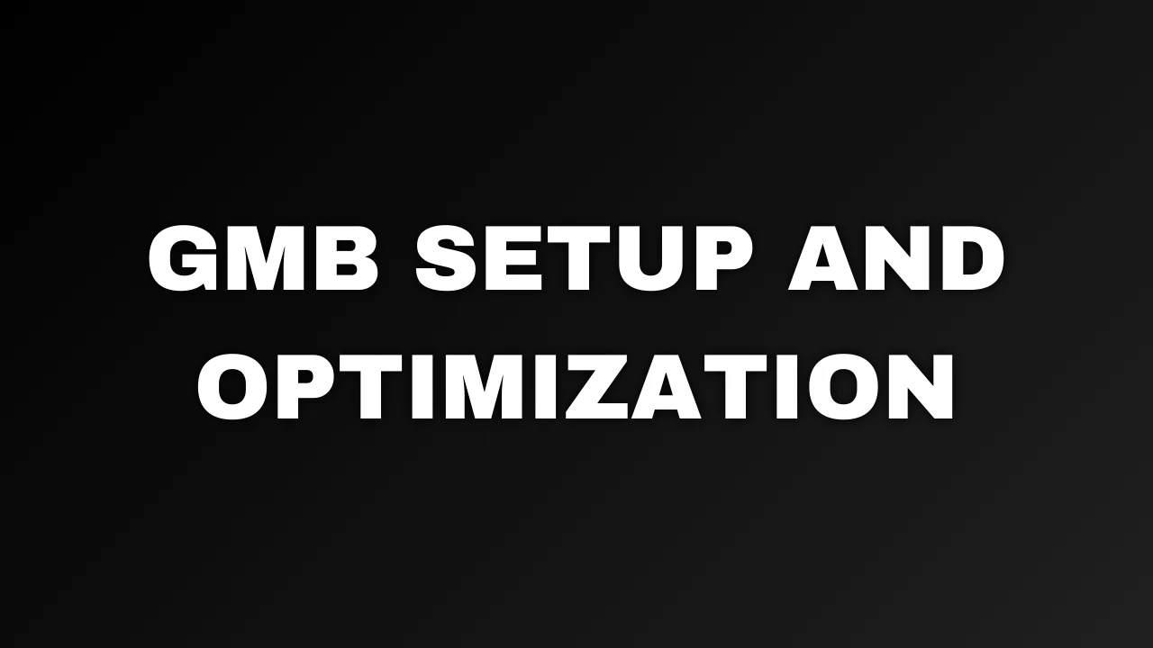 Google Business Profile Setup & Optimization lesson poster