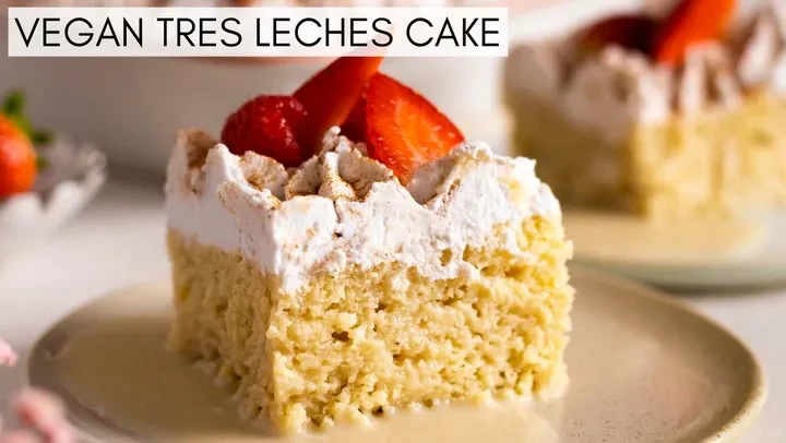 Vegan Tres Leches lesson poster