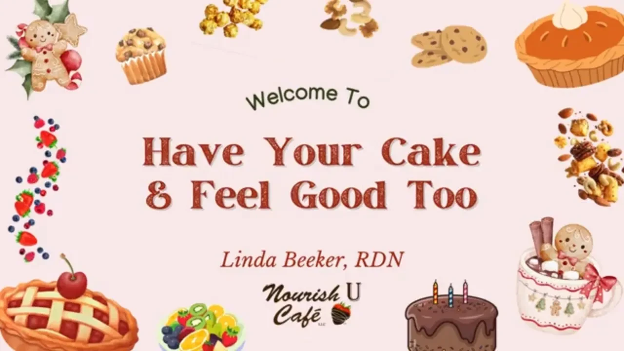Have Your Cake & Feel Good Too lesson poster