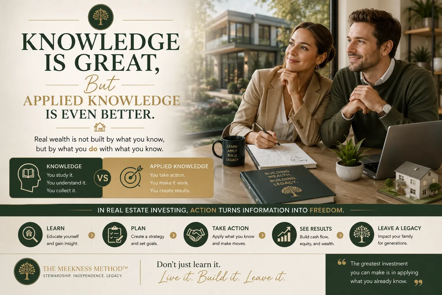 Knowledge Is Great, But Applied Knowledge Is Even Better lesson poster
