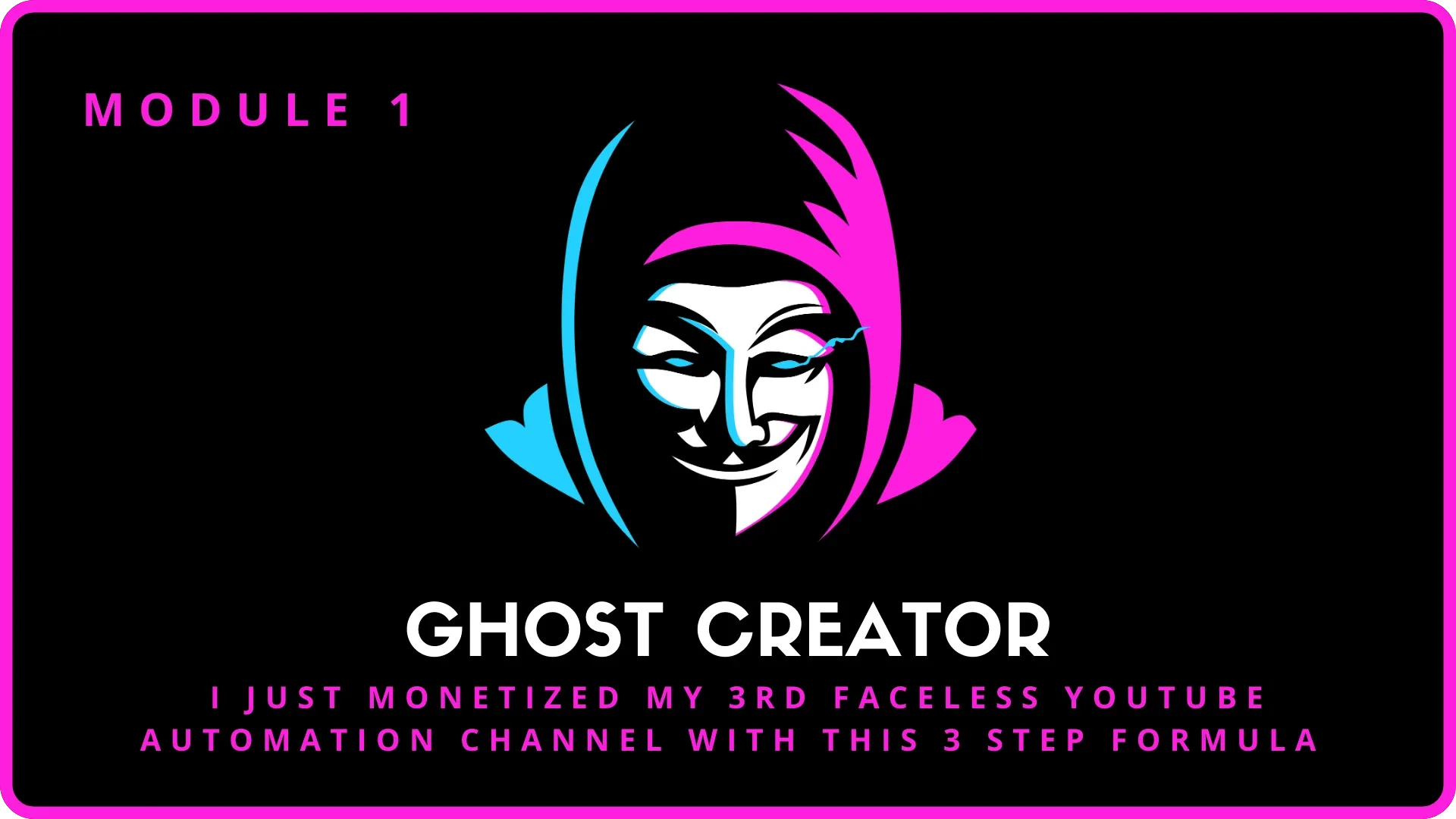 39. I Just Monetized My 3rd Faceless YouTube Automation Channel with this 3 Step Formula lesson poster