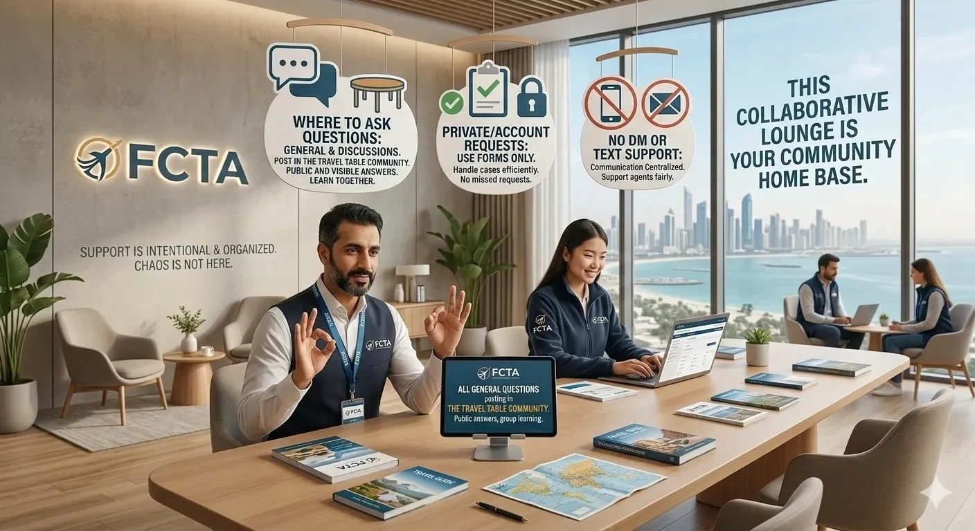 Lesson 1: How Support Works at FCTA lesson poster