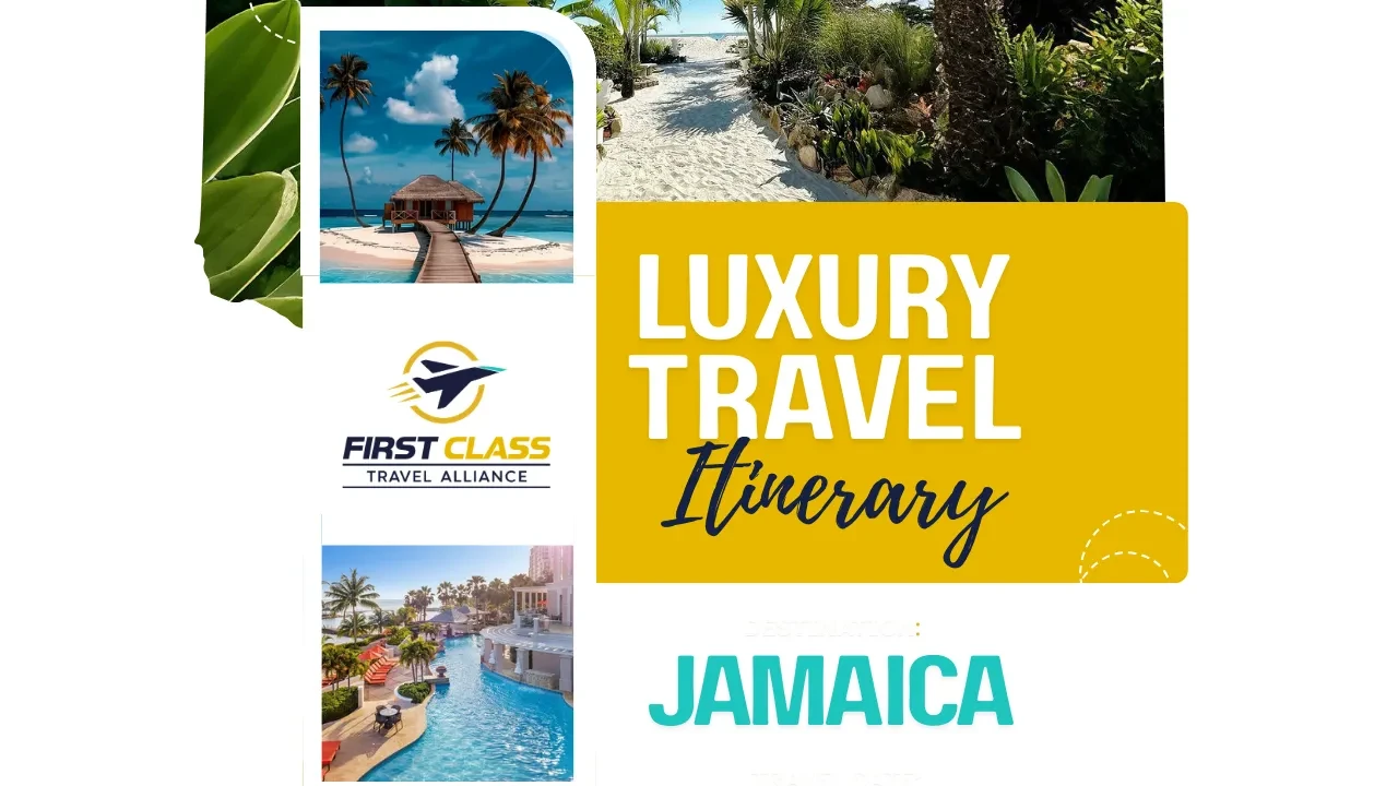 Luxury Travel Itinerary lesson poster