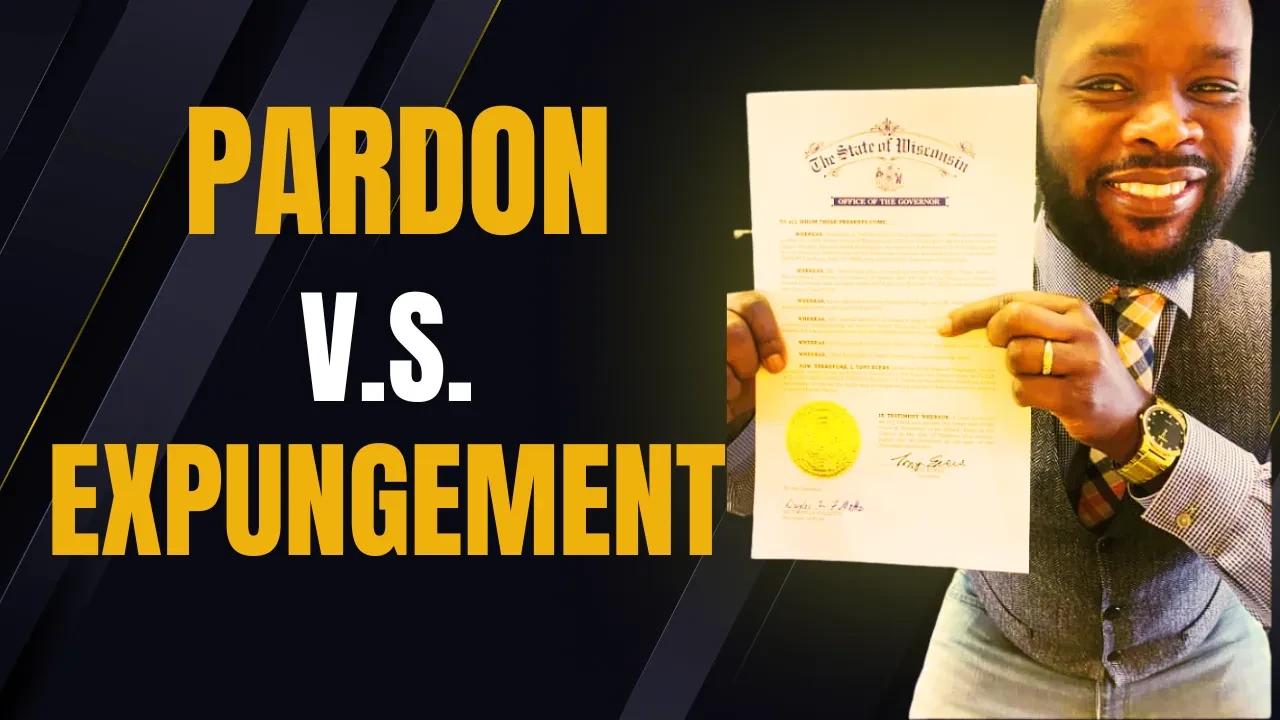 What is a Pardon V.S. Expungment lesson poster