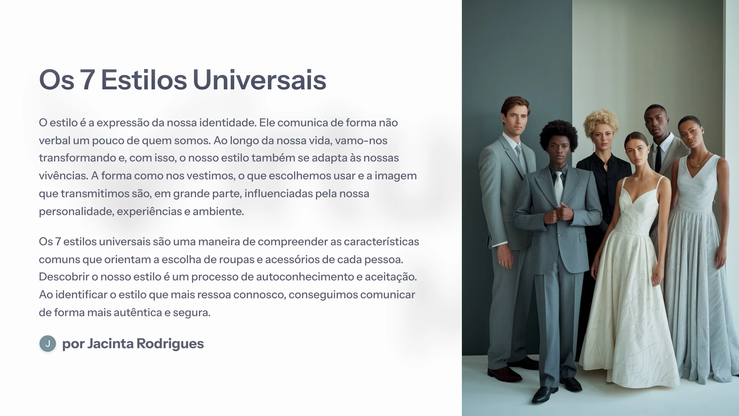 Aula 01 - Bem vindos ao curso "Os 7 Estilos Universais" lesson poster