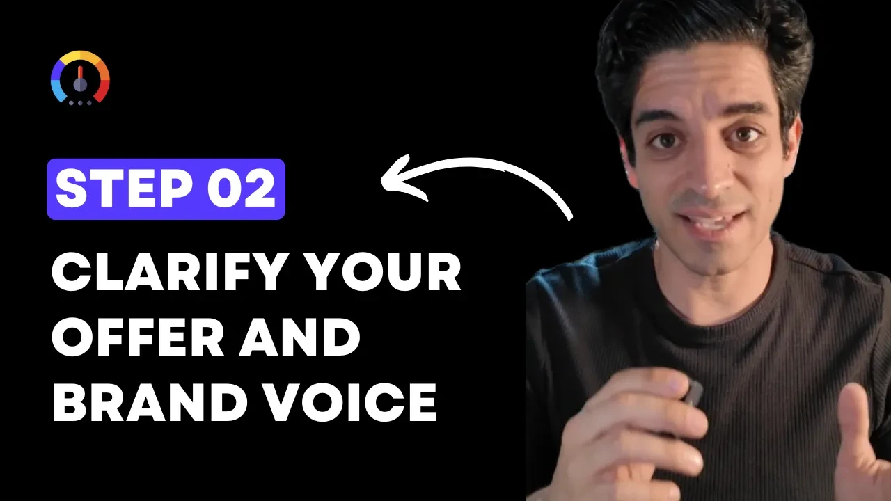 Step 2: Build Offer & Brand Voice lesson poster