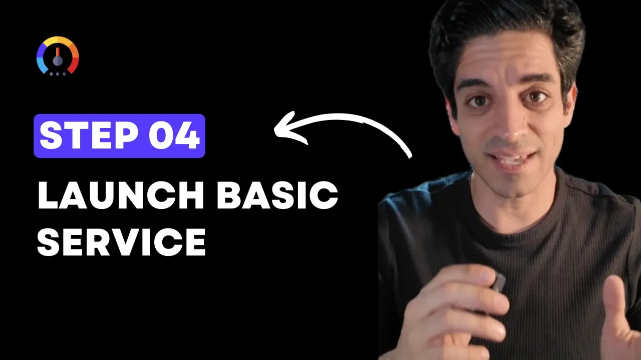 Step 4: Launch Basic Service lesson poster