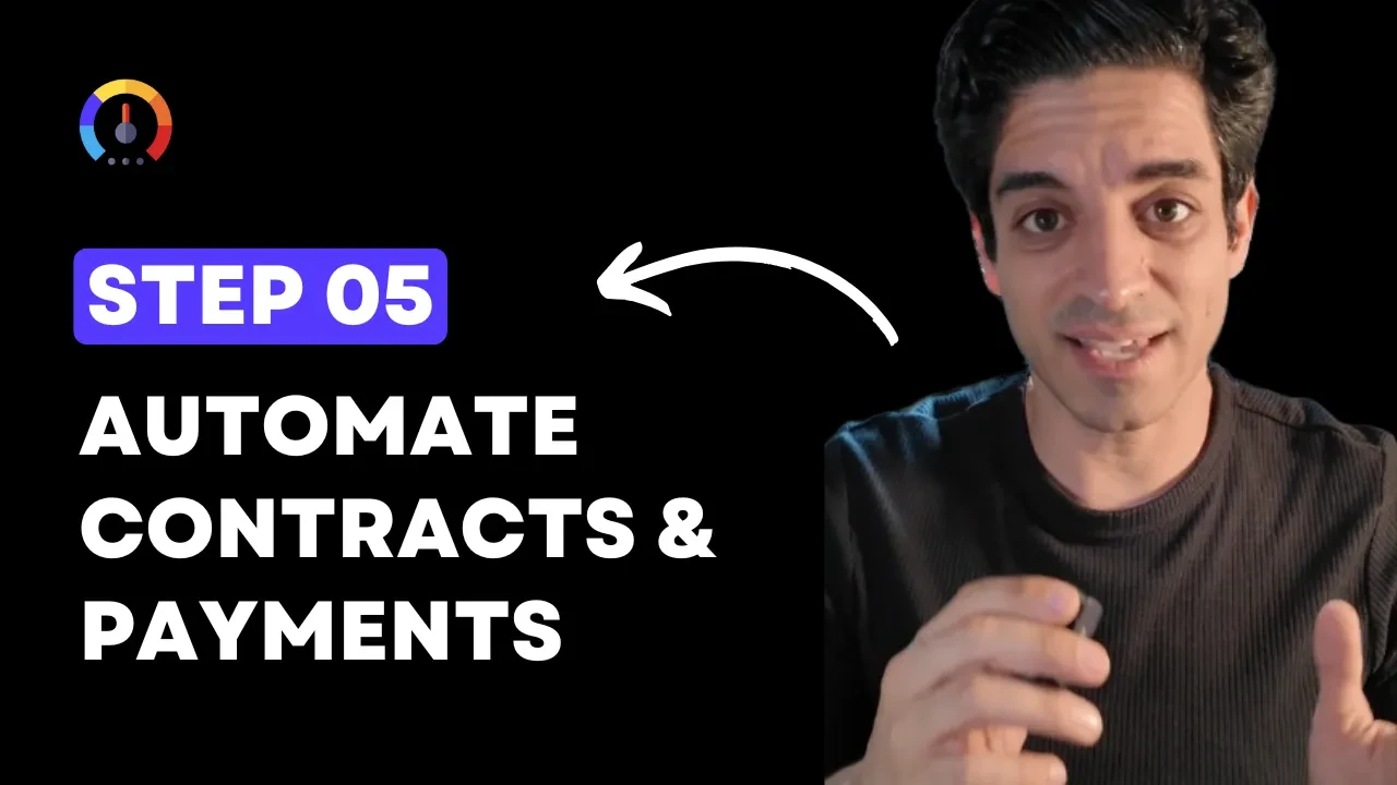 Step 5: Contracts & Payments lesson poster