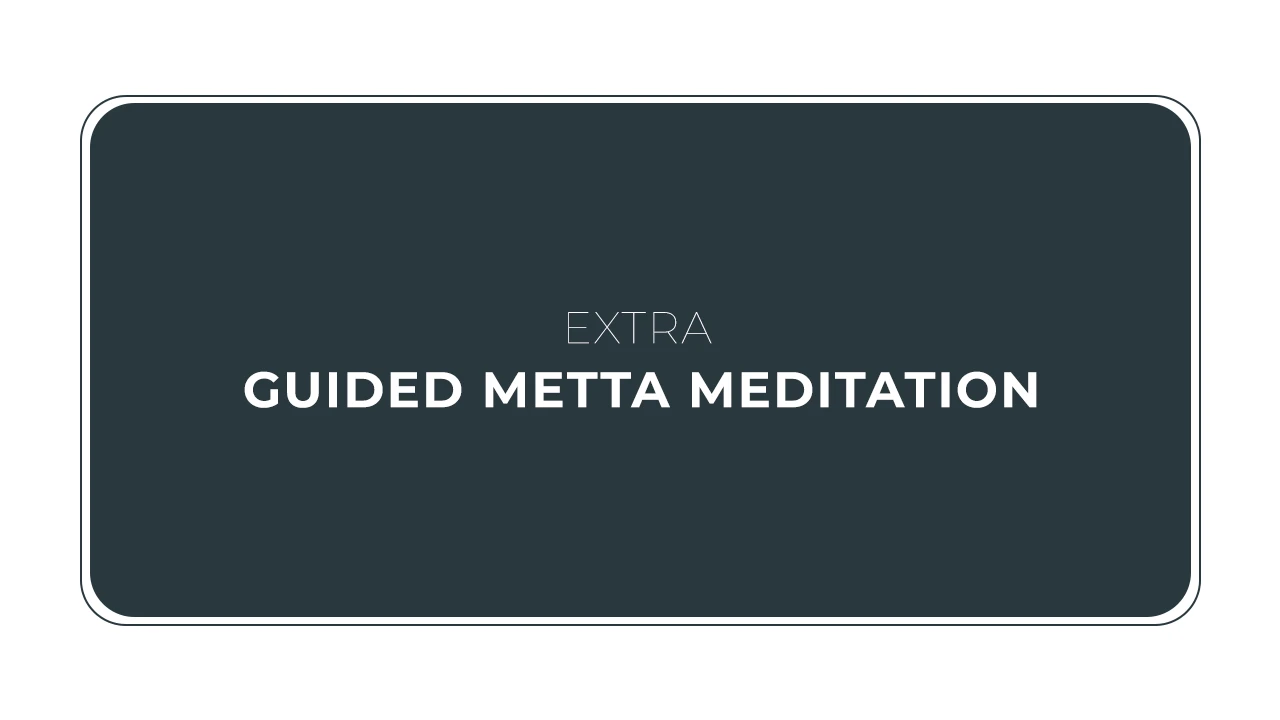 EXTRA - Guided Metta Meditation lesson poster
