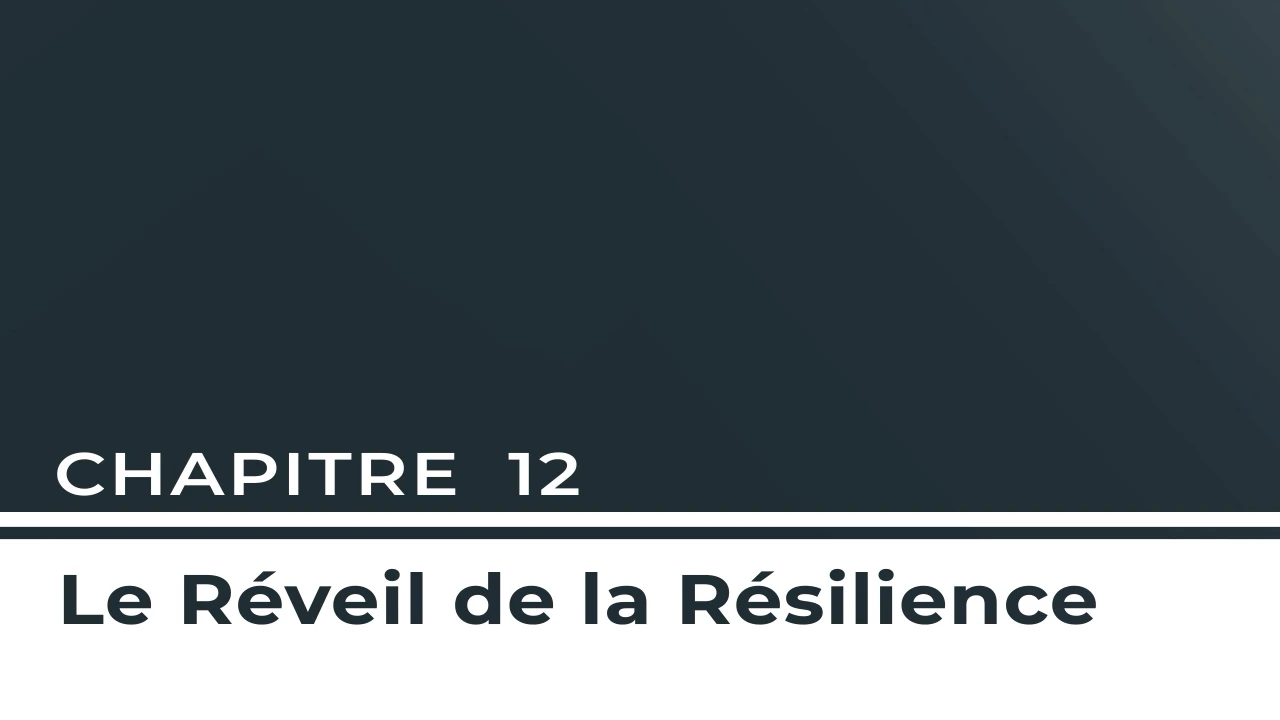 Chapitre 12 - Le Réveil de la Résilience lesson poster