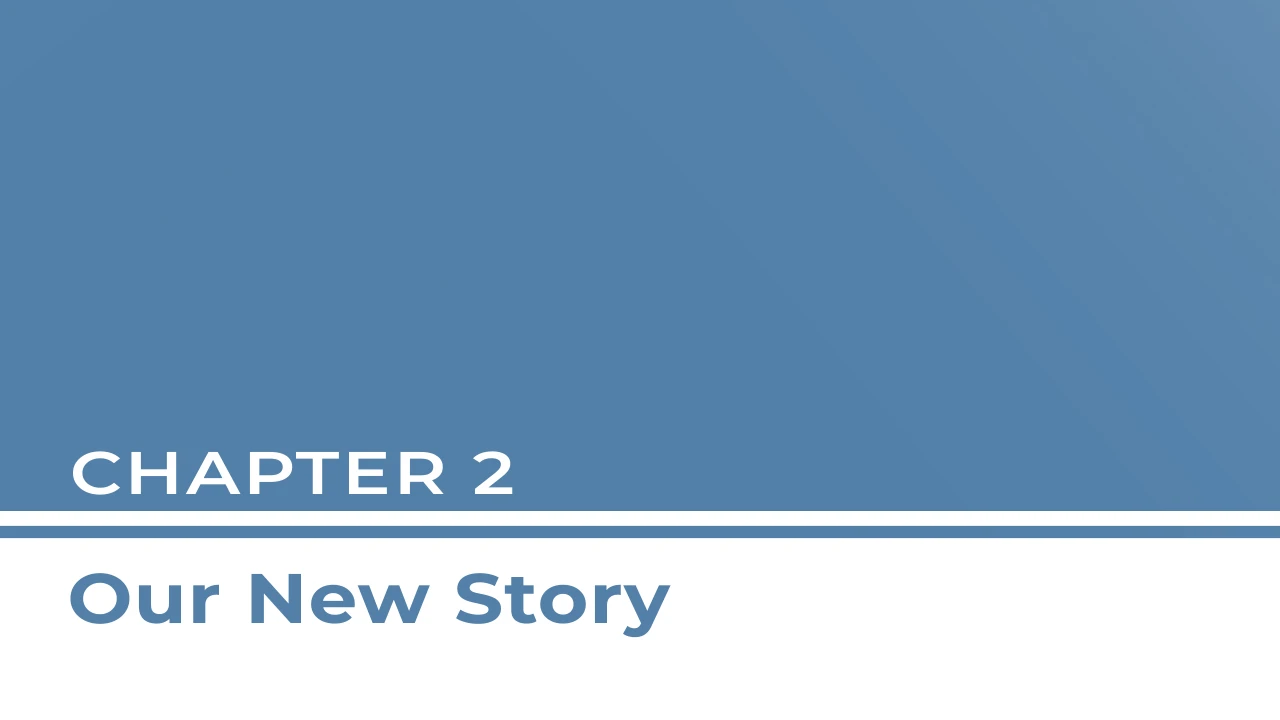 Chapter 2 - Our New Story lesson poster