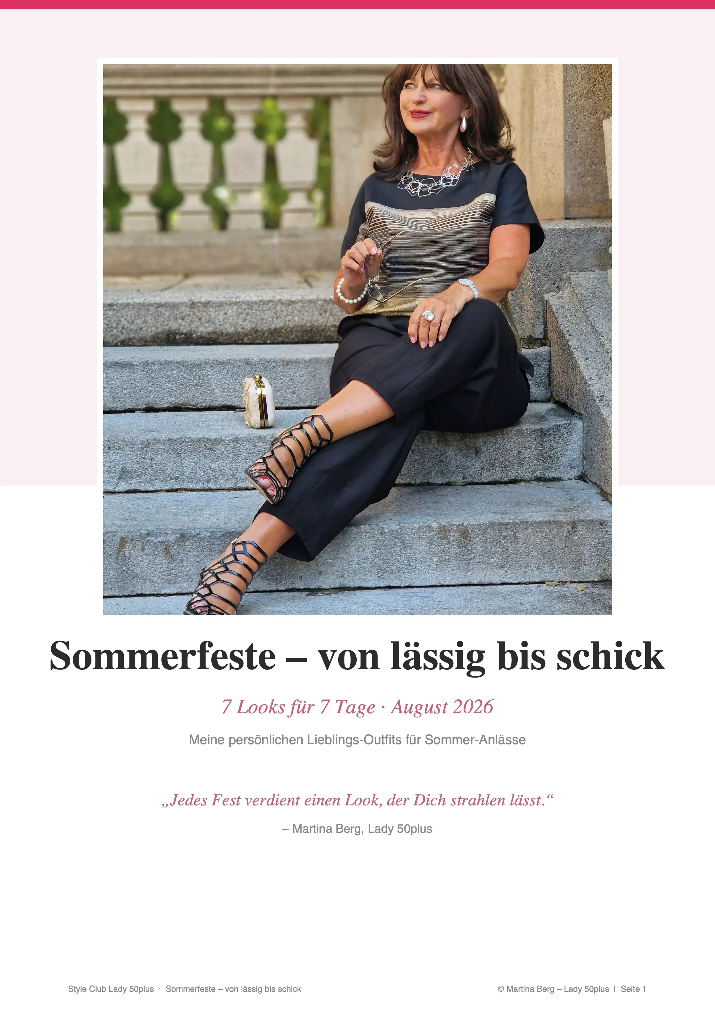 Sommerfest - von lässig bis schick lesson poster