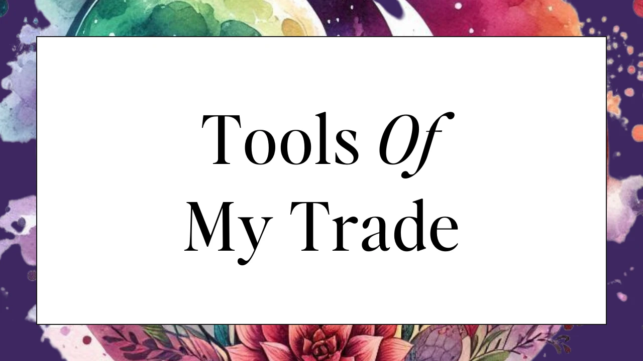 The Tools of My Trade lesson poster