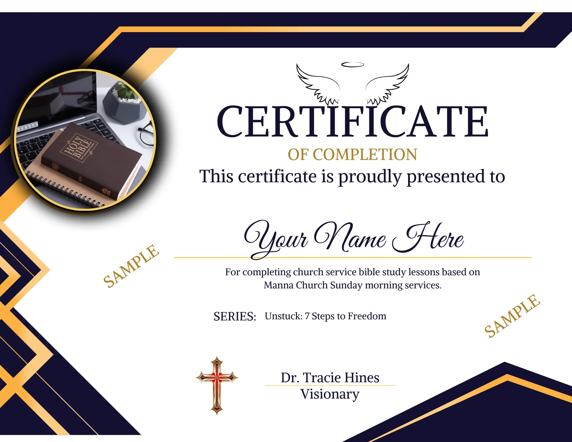 Certificat of Completion lesson poster