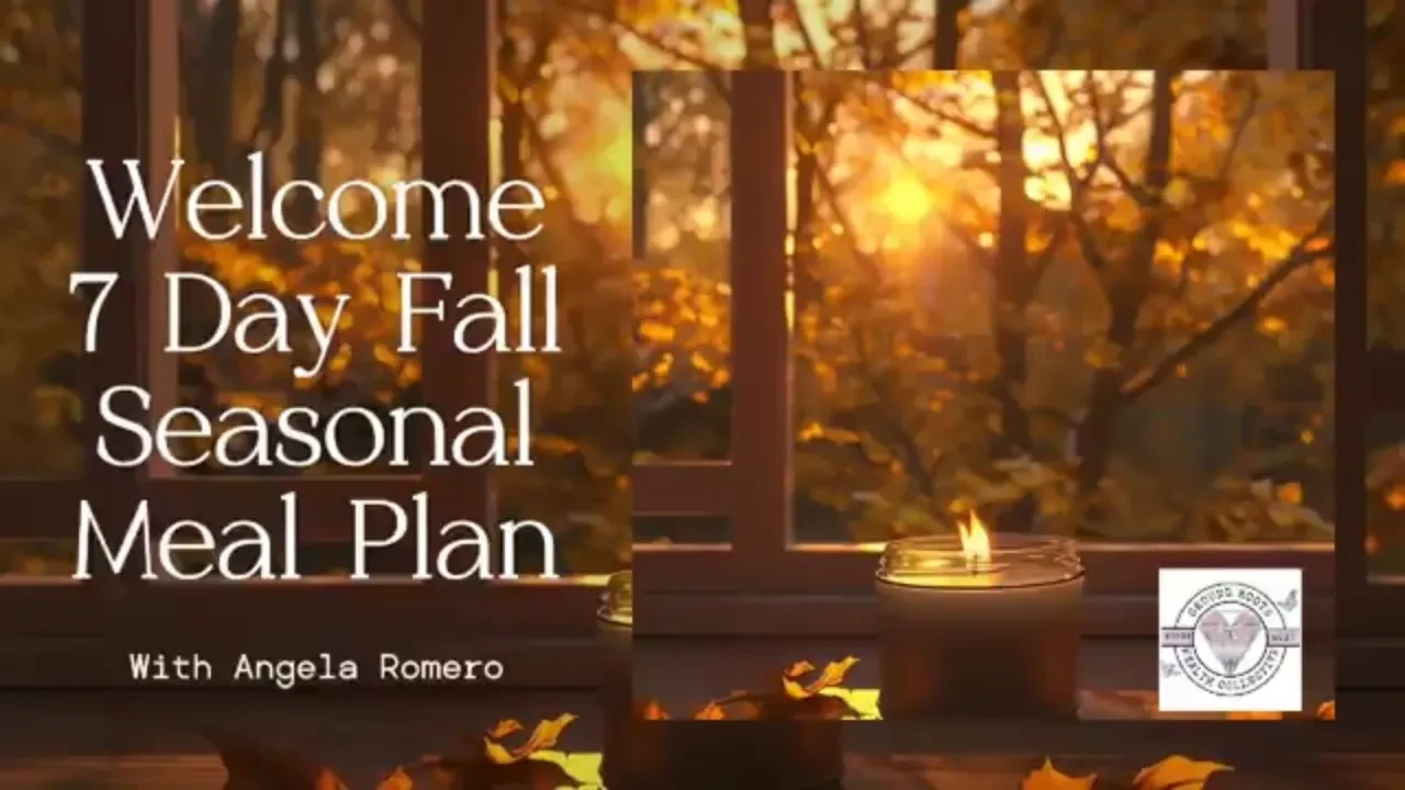 🥗 7-Day Seasonal Reset Meal Plan (Fall Transition Edition)  Title/Category: Meal Plan & Recipes lesson poster