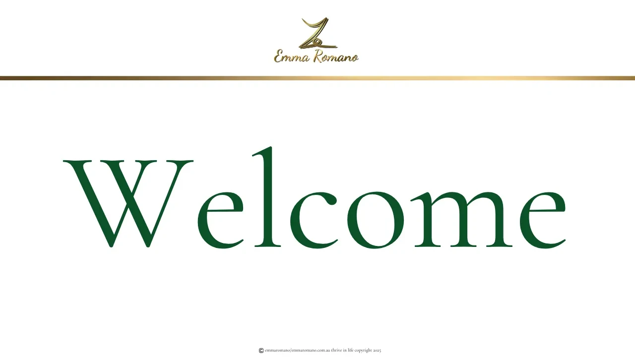 Welcome lesson poster