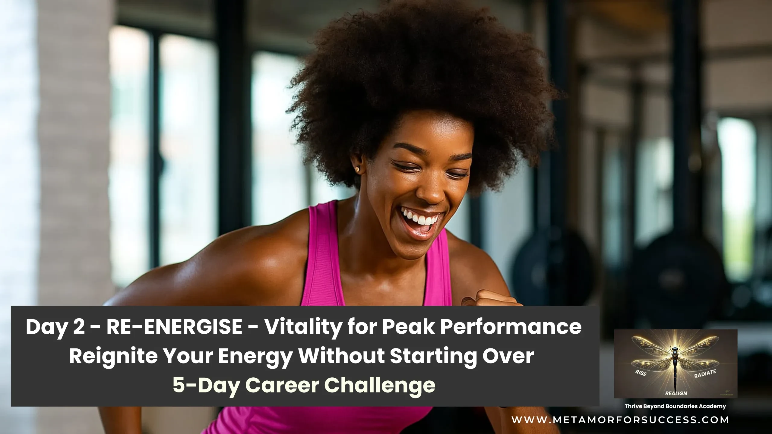 Module 2 - Day 2 - Re-Energise — Unlock Your Leadership Vitality lesson poster