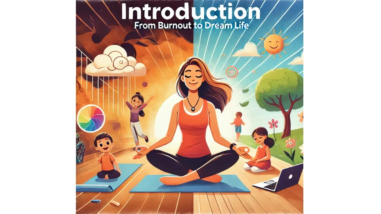 Introduction to course From Burn out to Dream Life lesson poster