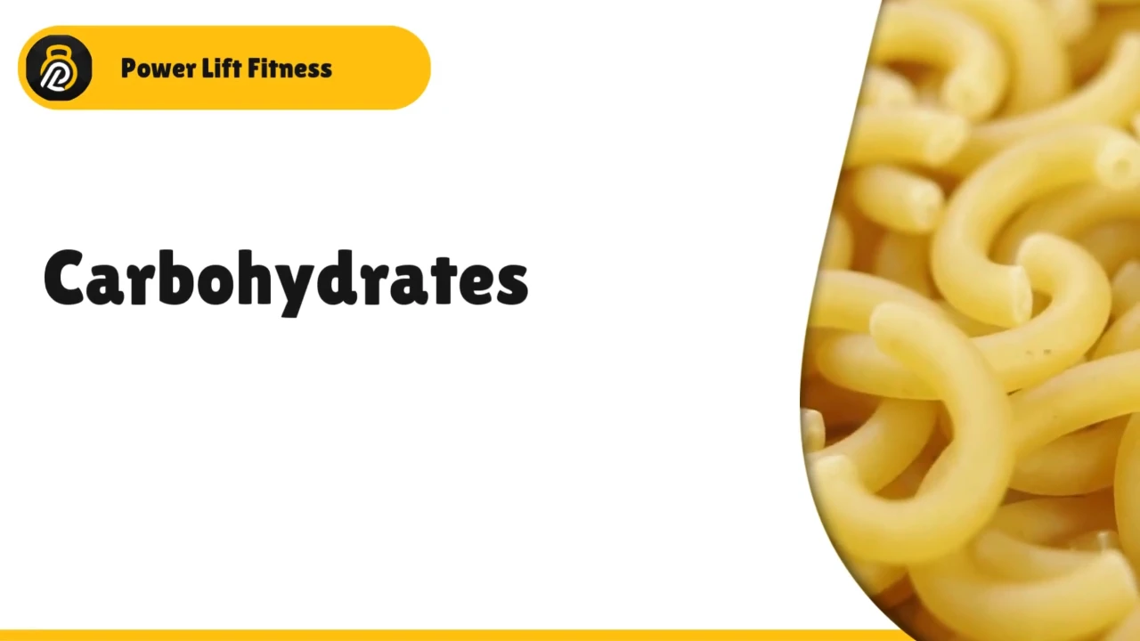 Carbohydrates lesson poster