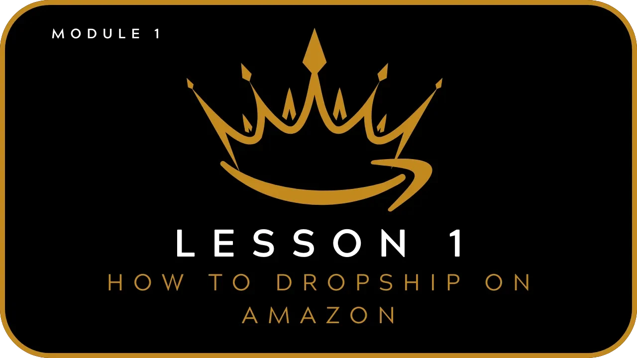 Amazon Dropship Pro lesson poster
