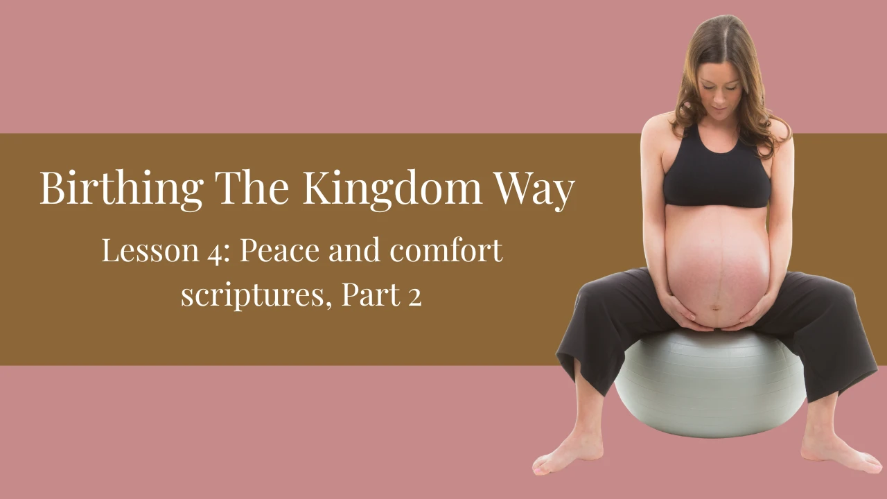 Unit 4 Lesson 4: Peace and comfort scriptures, Part 2 lesson poster
