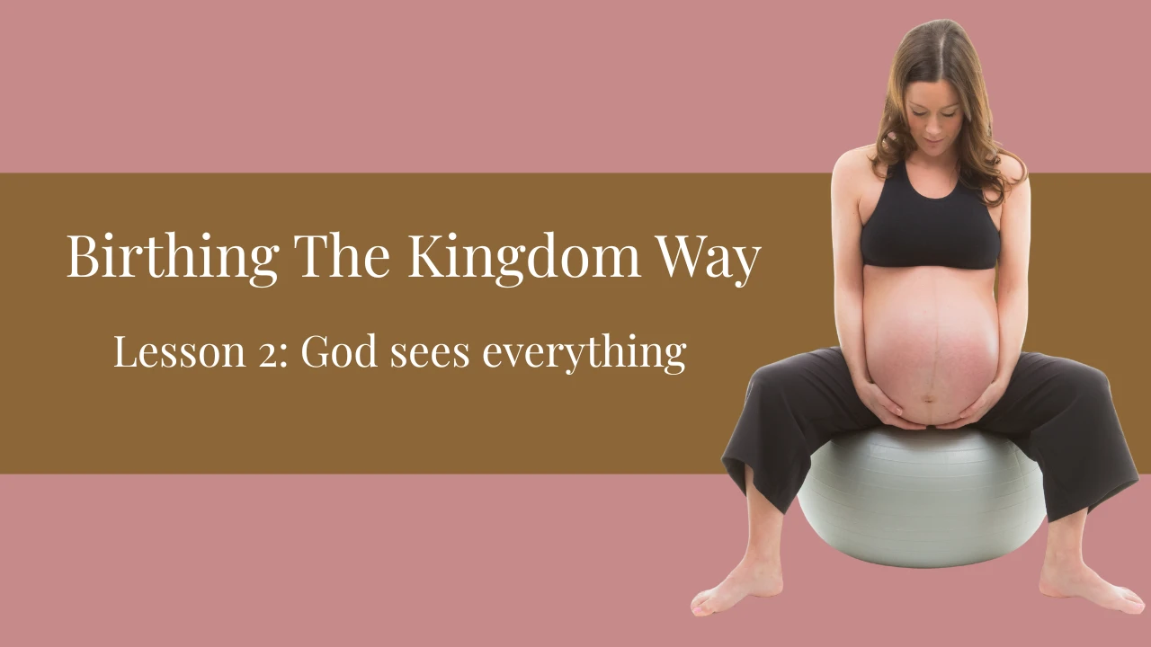Unit 3 Lesson 2: God sees everything lesson poster