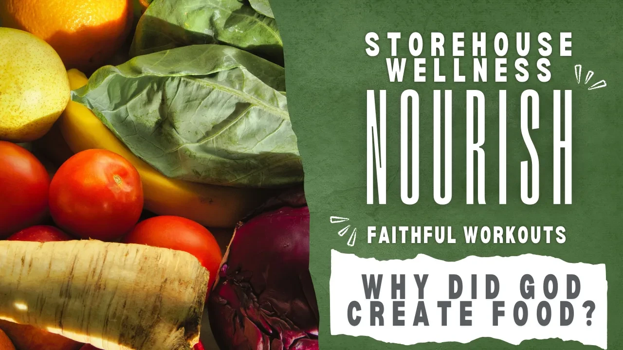 Why Did God Create Food? A Word From Michelle lesson poster