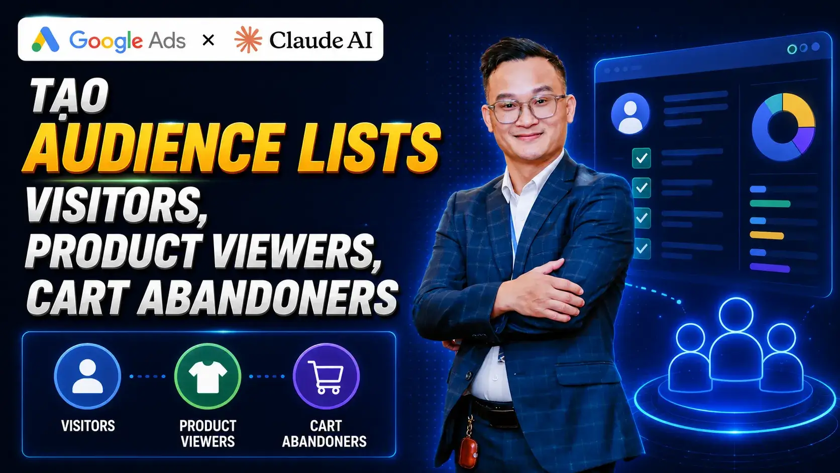 Bài 6.2 - Tạo Audience Lists Visitors, Product Viewers, Cart Abandoners (Thủ Công)