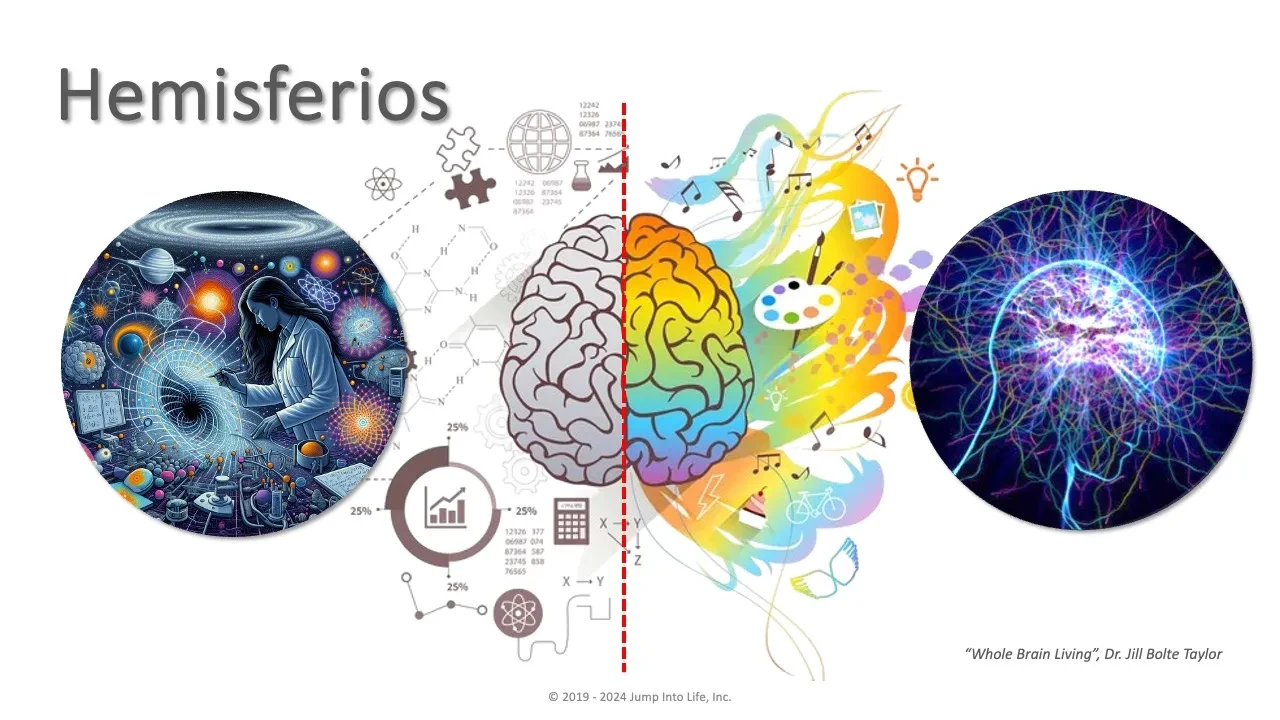 7. Hemisferios Cerebrales: Lógica y Creatividad lesson poster