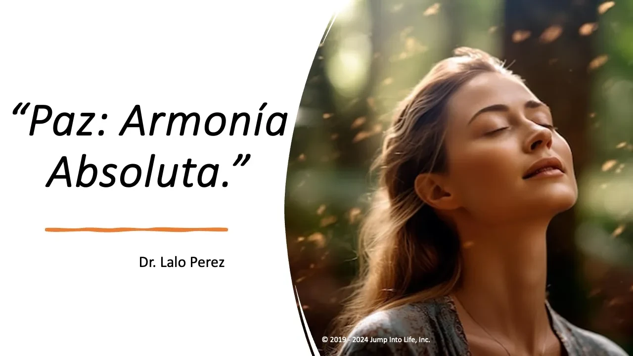 8. Paz: Armonía Absoluta lesson poster