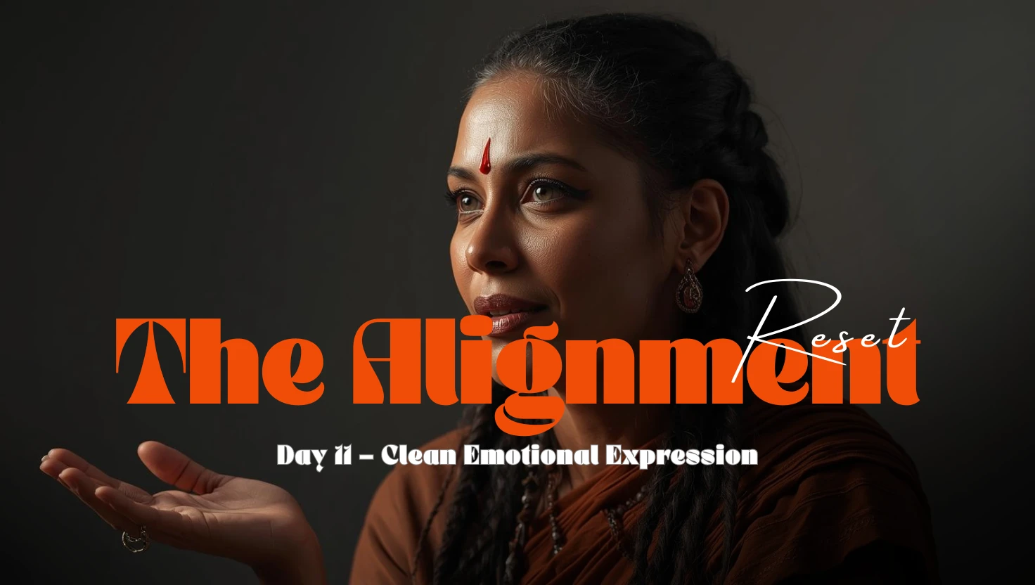 DAY 11 — Clean Emotional Expression lesson poster
