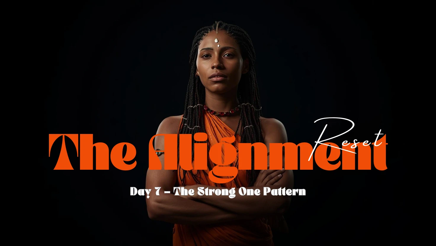 DAY 7 — The Strong One Pattern lesson poster