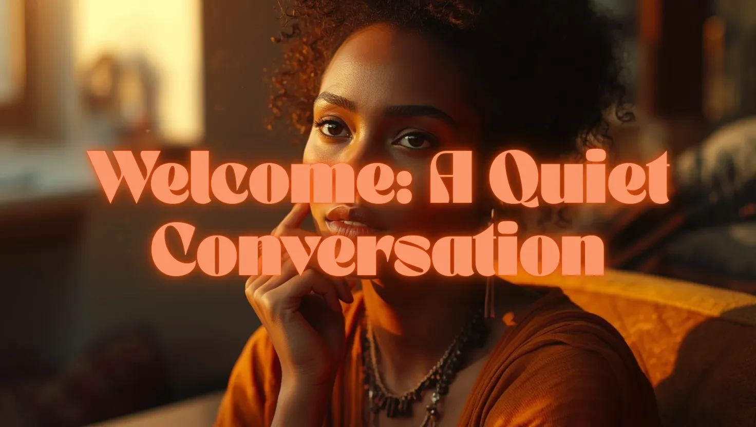 Lesson 1 — Welcome: A Quiet Conversation lesson poster