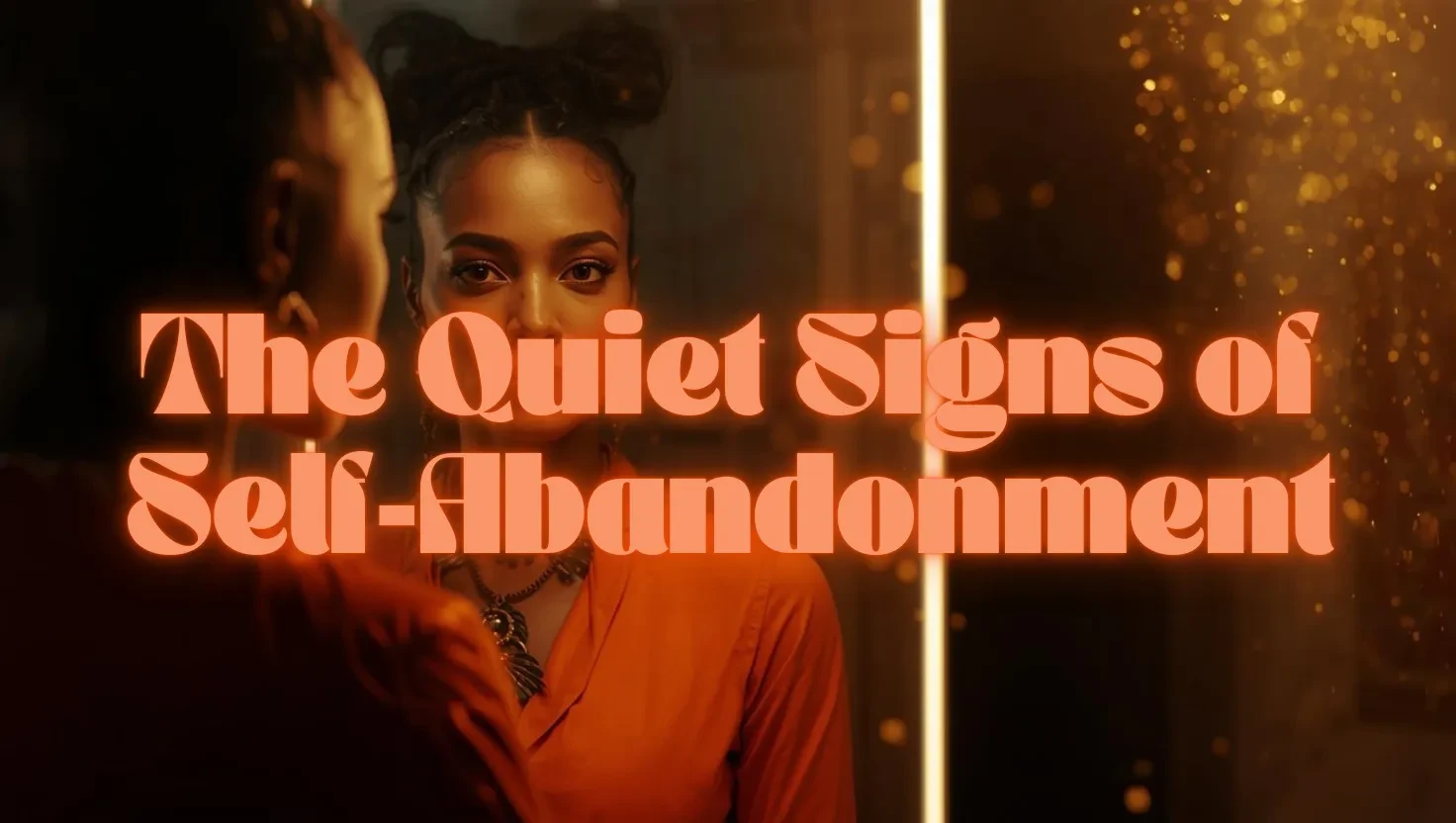 Lesson 3 — The Quiet Signs of Self-Abandonment lesson poster